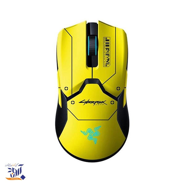 موس Razer Viper Ultimate - بی‌سیم - طرح بازی Cyberpunk 2077